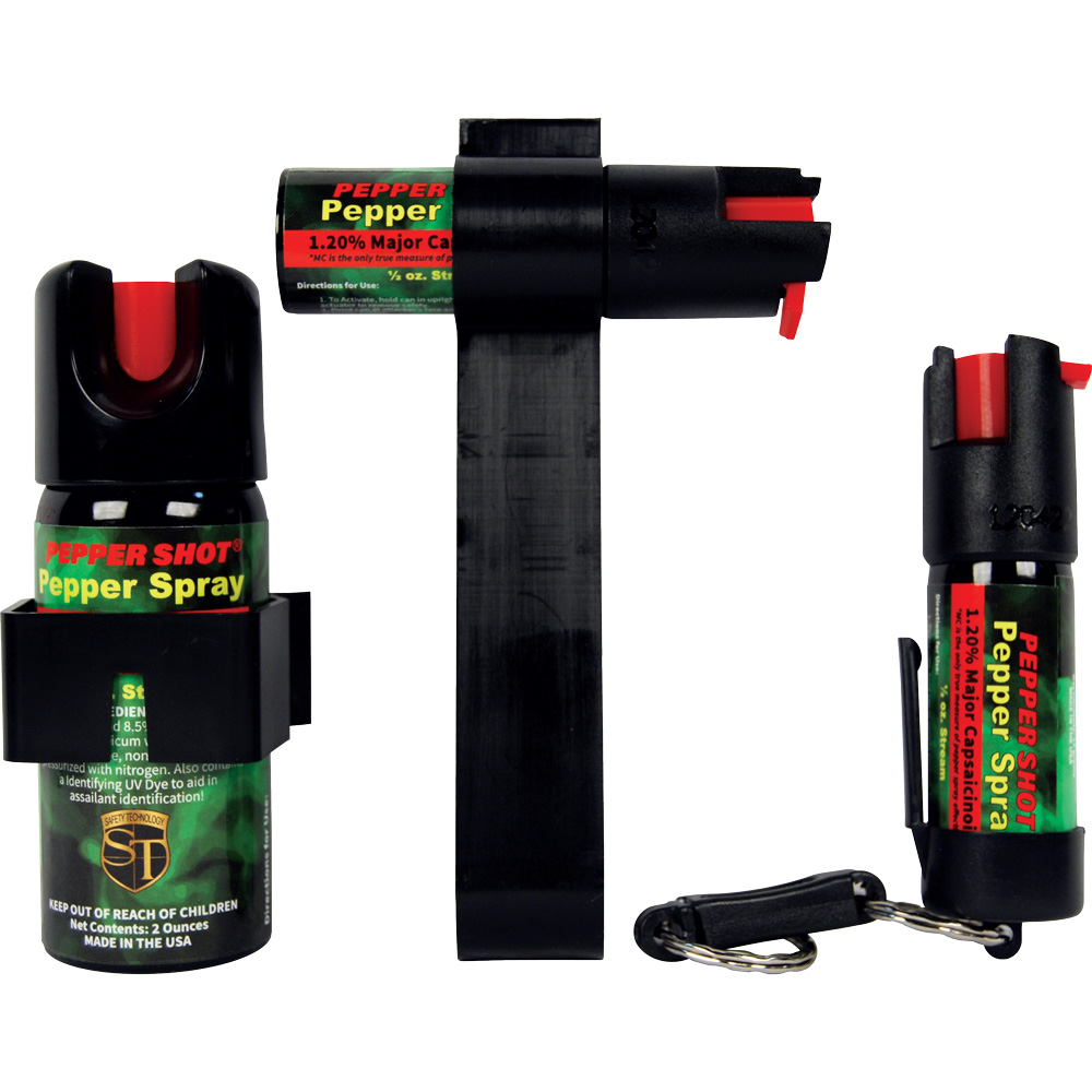 Pepper Shot 1.2% MC Tri-pack pepper spray view 3